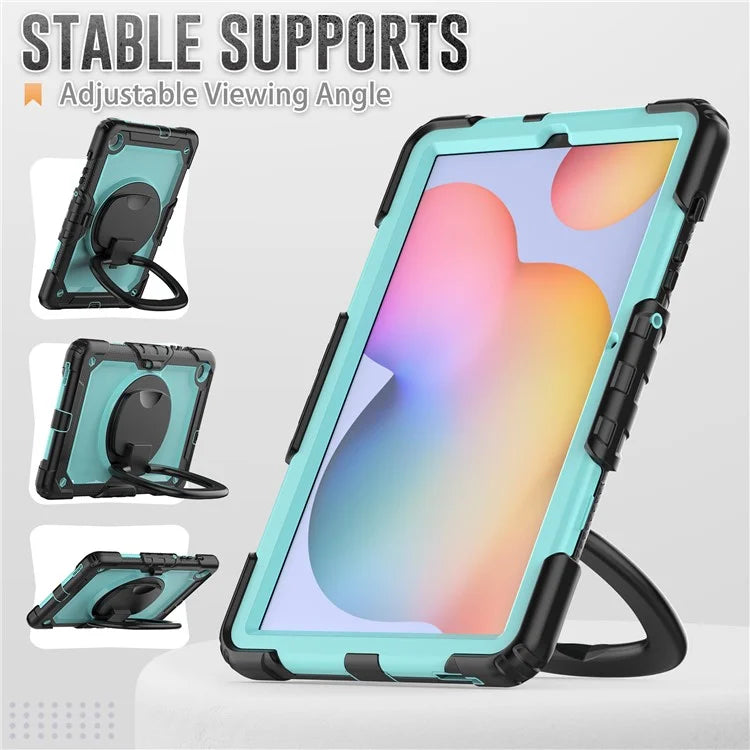 For Samsung Galaxy Tab S6 Lite (2024) / S6 Lite (2022) / S6 Lite (2020) P610 P615 P613 P619 Case Tablet Kickstand Cover+Baby Blue PC