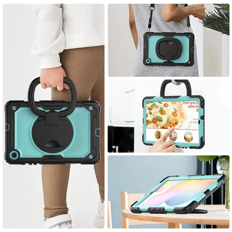 For Samsung Galaxy Tab S6 Lite (2024) / S6 Lite (2022) / S6 Lite (2020) P610 P615 P613 P619 Case Tablet Kickstand Cover+Baby Blue PC