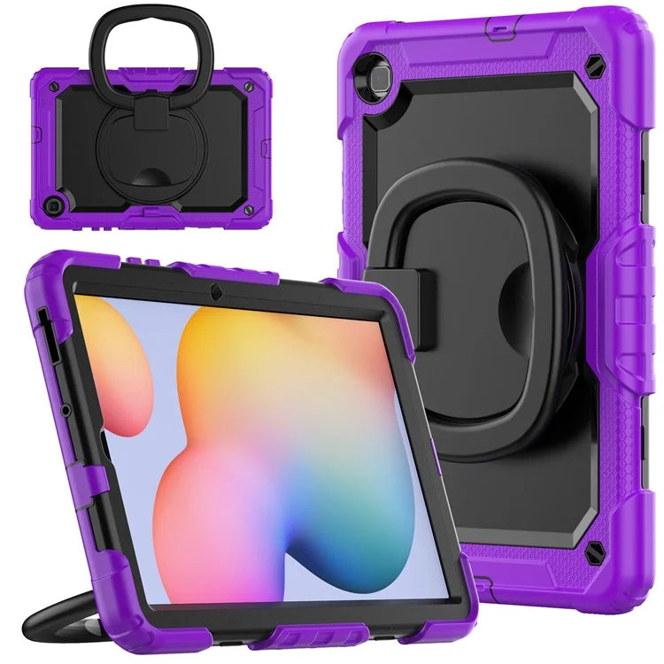 For Samsung Galaxy Tab S6 Lite (2024) / S6 Lite (2022) / S6 Lite (2020) P610 P615 P613 P619 Case Tablet Kickstand Cover with Shoulder Strap