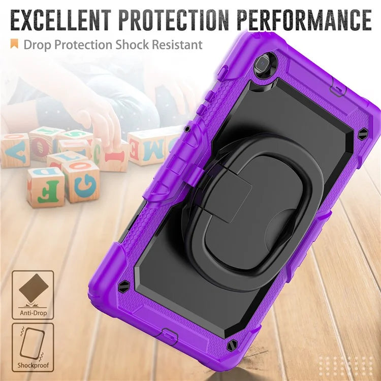 For Samsung Galaxy Tab S6 Lite (2024) / S6 Lite (2022) / S6 Lite (2020) P610 P615 P613 P619 Case Tablet Kickstand Cover with Shoulder Strap