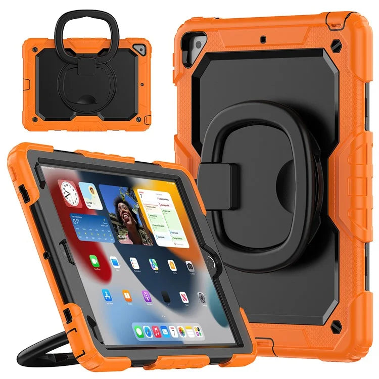For iPad Pro 10.5-inch (2017) / Air 10.5 inch (2019) Case Handle Grip Kickstand Tablet Cover with Shoulder Strap