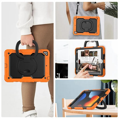 For iPad Pro 10.5-inch (2017) / Air 10.5 inch (2019) Case Handle Grip Kickstand Tablet Cover with Shoulder Strap