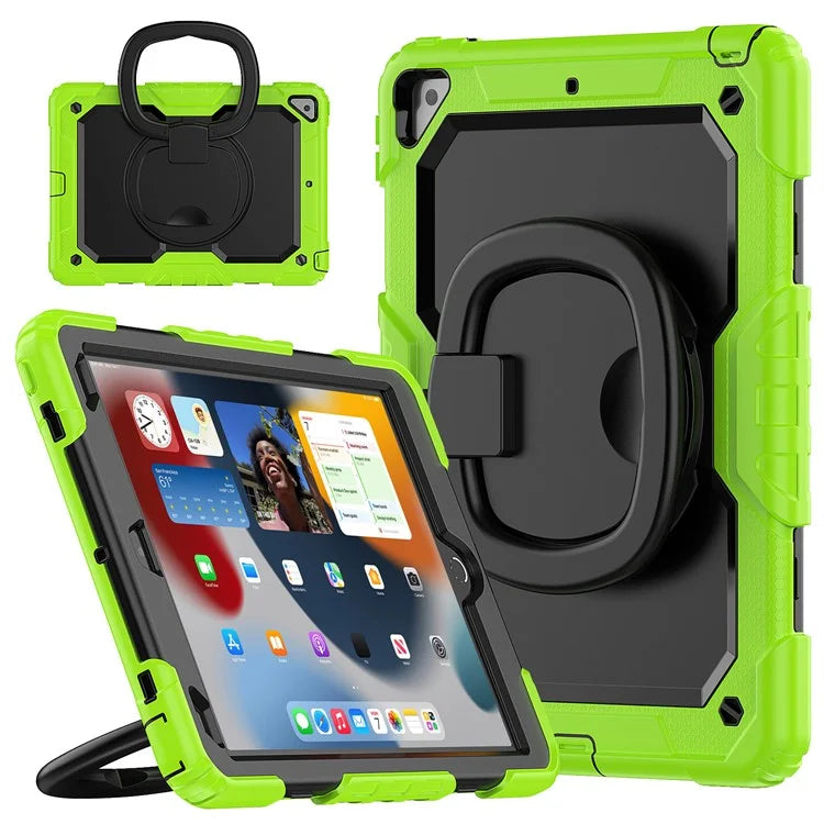 For iPad Pro 10.5-inch (2017) / Air 10.5 inch (2019) Case Handle Grip Kickstand Tablet Cover with Shoulder Strap