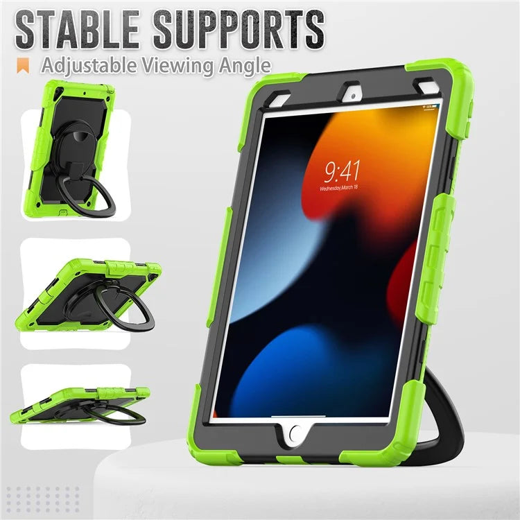 For iPad Pro 10.5-inch (2017) / Air 10.5 inch (2019) Case Handle Grip Kickstand Tablet Cover with Shoulder Strap