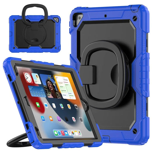 For iPad Pro 10.5-inch (2017) / Air 10.5 inch (2019) Case Handle Grip Kickstand Tablet Cover with Shoulder Strap