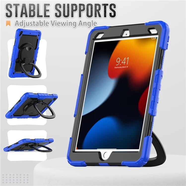 For iPad Pro 10.5-inch (2017) / Air 10.5 inch (2019) Case Handle Grip Kickstand Tablet Cover with Shoulder Strap