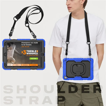 For iPad Pro 10.5-inch (2017) / Air 10.5 inch (2019) Case Handle Grip Kickstand Tablet Cover with Shoulder Strap