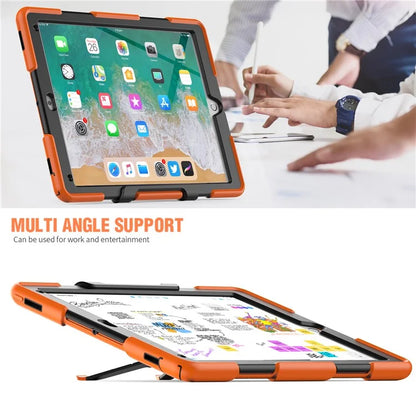 For iPad Pro 12.9 inch (2015) / (2017) Case PC + Silicone Tablet Kickstand Cover with PET Screen Protector