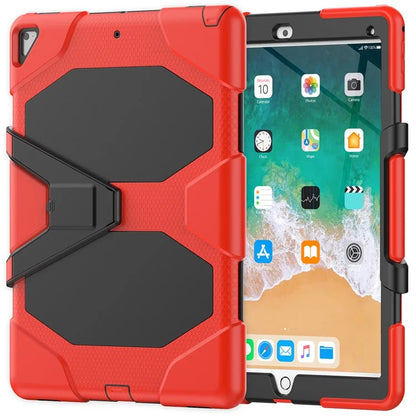 For iPad Pro 12.9 inch (2015) / (2017) Case PC + Silicone Tablet Kickstand Cover with PET Screen Protector