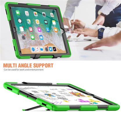 For iPad Pro 12.9 inch (2015) / (2017) Case PC + Silicone Tablet Kickstand Cover with PET Screen Protector