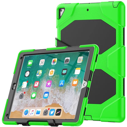 For iPad Pro 12.9 inch (2015) / (2017) Case PC + Silicone Tablet Kickstand Cover with PET Screen Protector