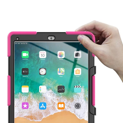 For iPad Pro 12.9 inch (2015) / (2017) Case PC + Silicone Tablet Kickstand Cover with PET Screen Protector