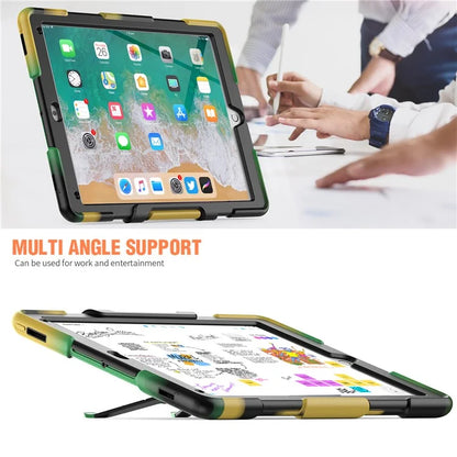 For iPad Pro 12.9 inch (2015) / (2017) Case PC + Silicone Tablet Kickstand Cover with PET Screen Protector