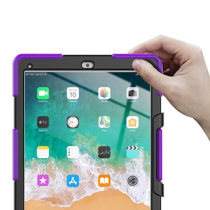For iPad Pro 12.9 inch (2015) / (2017) Case PC + Silicone Tablet Kickstand Cover with PET Screen Protector