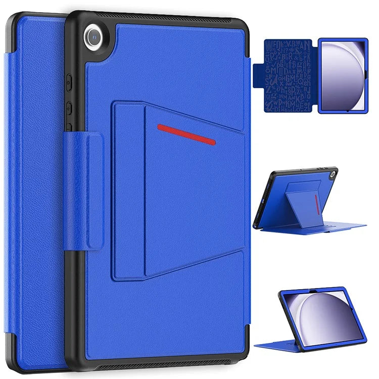 For Samsung Galaxy Tab A9+ SM-X210 / X216 / X218 Kickstand Case Card Slot Tablet Leather Cover