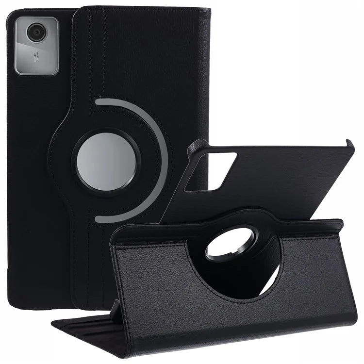 For Lenovo Tab M11 / Xiaoxin Pad 11 2024 Leather Case Rotating Stand Tablet Cover