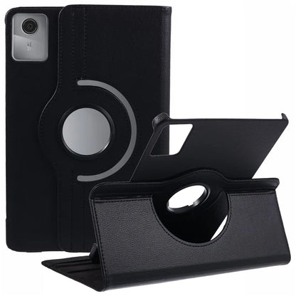 For Lenovo Tab M11 / Xiaoxin Pad 11 2024 Leather Case Rotating Stand Tablet Cover