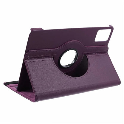 For Lenovo Tab M11 / Xiaoxin Pad 11 2024 Leather Case Rotating Stand Tablet Cover