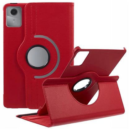 For Lenovo Tab M11 / Xiaoxin Pad 11 2024 Leather Case Rotating Stand Tablet Cover