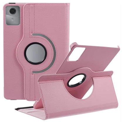 For Lenovo Tab M11 / Xiaoxin Pad 11 2024 Leather Case Rotating Stand Tablet Cover