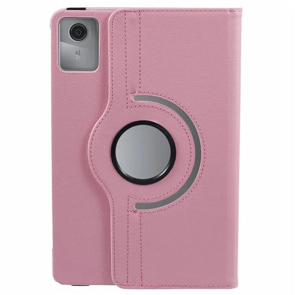 For Lenovo Tab M11 / Xiaoxin Pad 11 2024 Leather Case Rotating Stand Tablet Cover