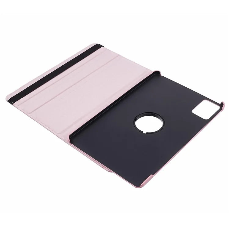 For Lenovo Tab M11 / Xiaoxin Pad 11 2024 Leather Case Rotating Stand Tablet Cover
