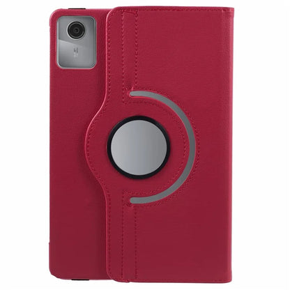 For Lenovo Tab M11 / Xiaoxin Pad 11 2024 Leather Case Rotating Stand Tablet Cover