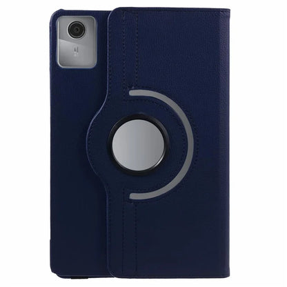 For Lenovo Tab M11 / Xiaoxin Pad 11 2024 Leather Case Rotating Stand Tablet Cover