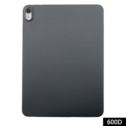 For iPad 10.9 (2022) Black Case 600D Fine Texture Aramid Fiber Protective Tablet Cover