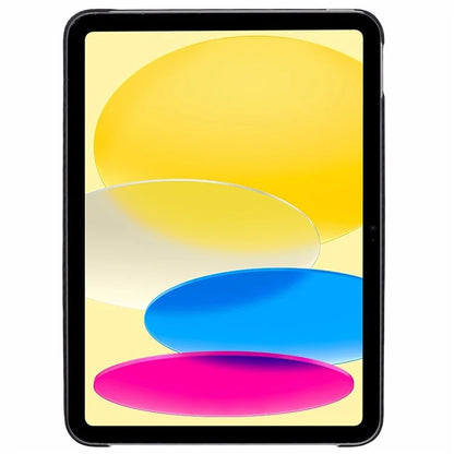For iPad 10.9 (2022) Case 1500D Coarse Texture Aramid Fiber Anti-Drop Black Tablet Cover