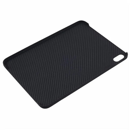 For iPad 10.9 (2022) Case 1500D Coarse Texture Aramid Fiber Anti-Drop Black Tablet Cover