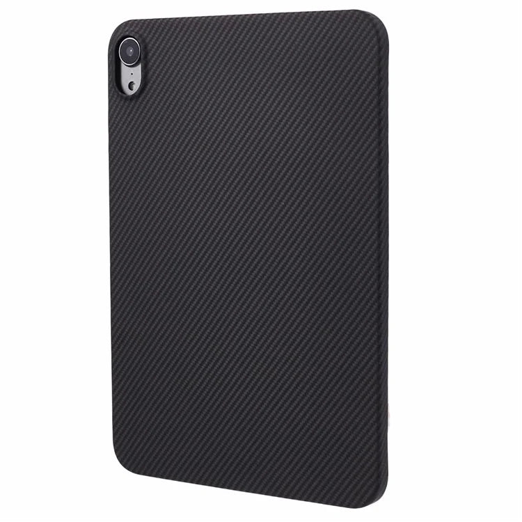 For iPad mini (2021) Black Case 600D Fine Texture Aramid Fiber Shockproof Tablet Cover