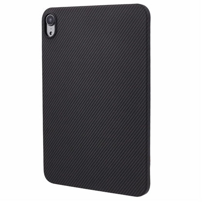 For iPad mini (2021) Black Case 600D Fine Texture Aramid Fiber Shockproof Tablet Cover