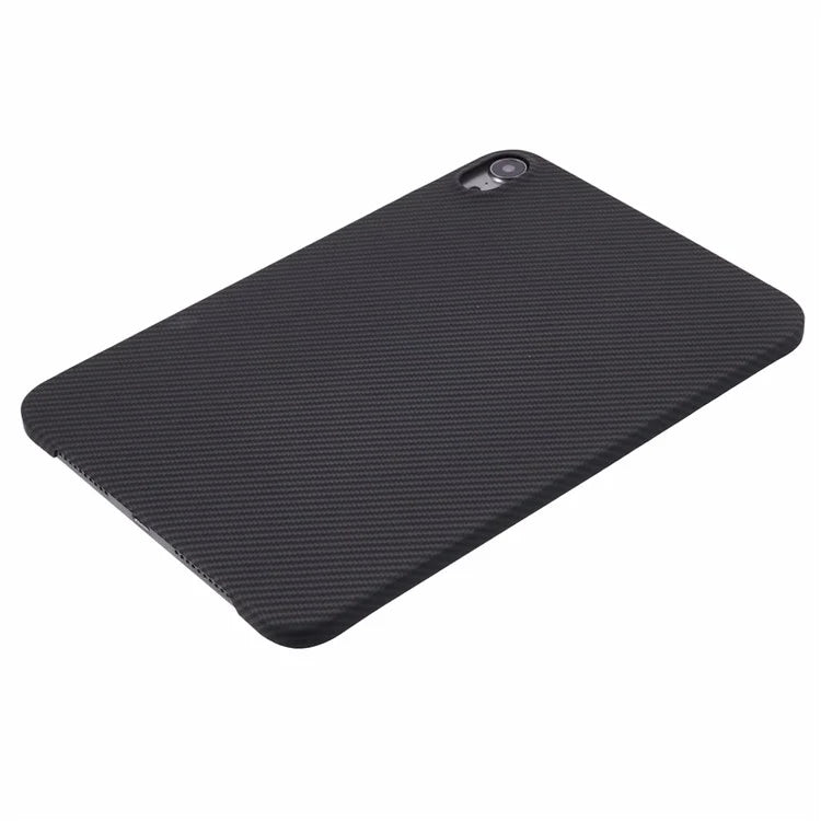 For iPad mini (2021) Black Case 600D Fine Texture Aramid Fiber Shockproof Tablet Cover