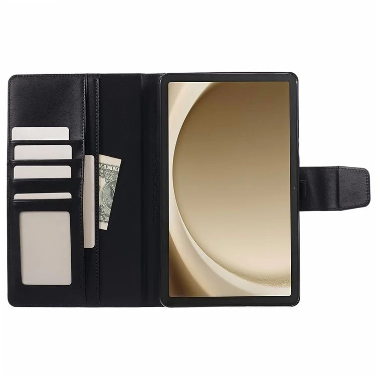 HANMAN Mill Series for Samsung Galaxy Tab A9+ Leather Case Folio Flip Tablet Wallet Cover