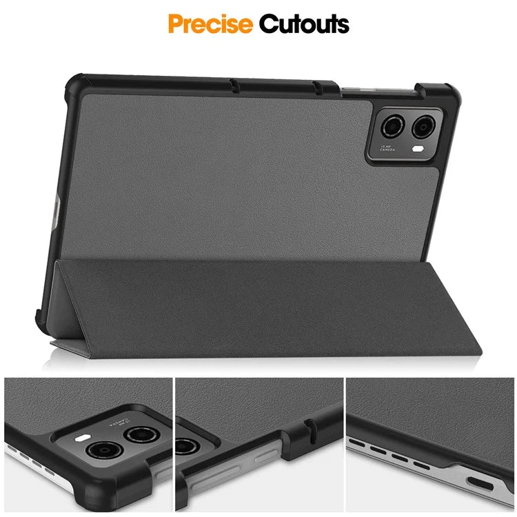 For Lenovo Legion Y700 (2023) Tri-fold Stand Leather Case Tablet Cover