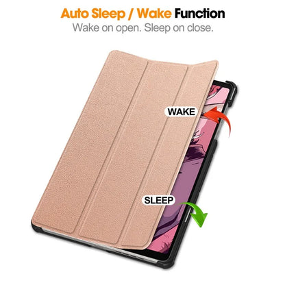 For Lenovo Legion Y700 (2023) Tri-fold Stand Leather Case Tablet Cover