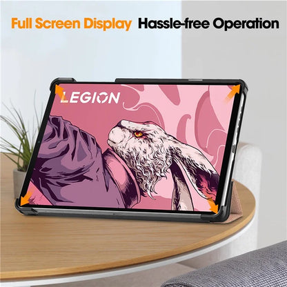 For Lenovo Legion Y700 (2023) Tri-fold Stand Leather Case Tablet Cover