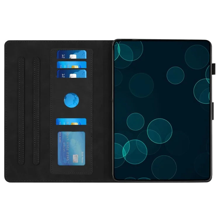 For iPad Air (2013) / Air 2 / iPad 9.7-inch (2017) / (2018) Case Stitching Tablet Cover Card Holder