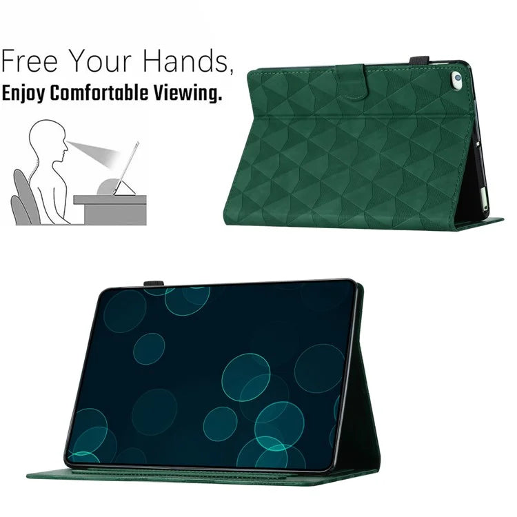 For iPad Air (2013) / Air 2 / iPad 9.7-inch (2017) / (2018) Case Stitching Tablet Cover Card Holder