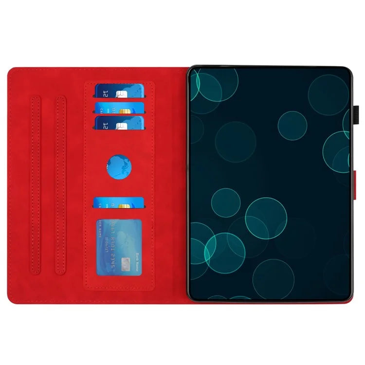For iPad Air (2013) / Air 2 / iPad 9.7-inch (2017) / (2018) Case Stitching Tablet Cover Card Holder