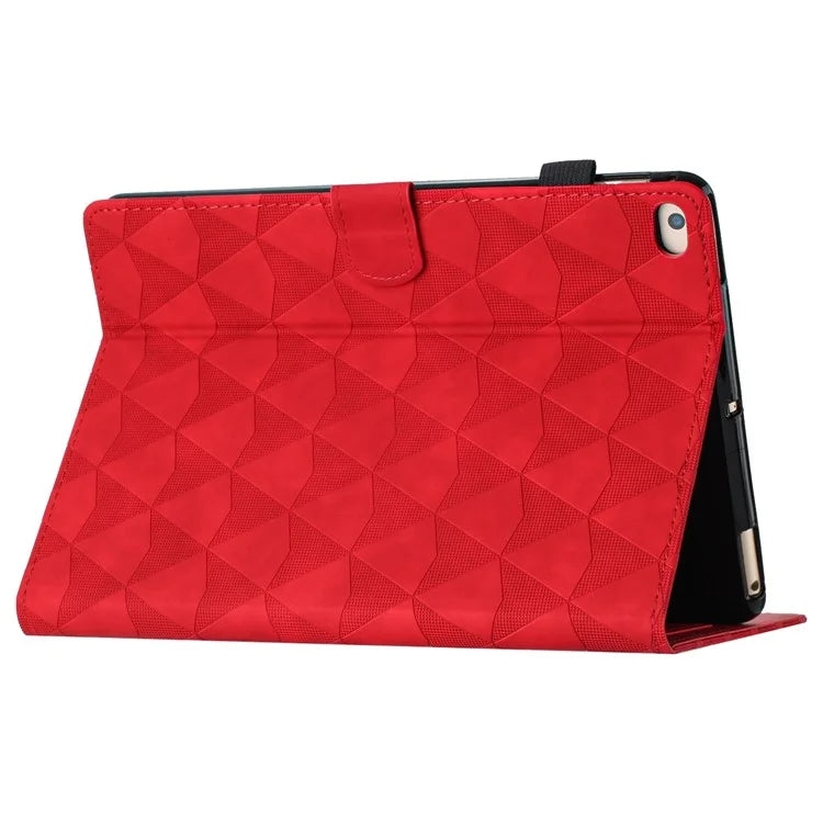 For iPad Air (2013) / Air 2 / iPad 9.7-inch (2017) / (2018) Case Stitching Tablet Cover Card Holder