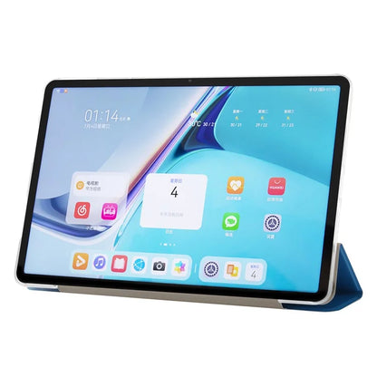 For Huawei MatePad Pro 11 (2024) Protective Case PU Leather+PC Tri-fold Stand Cover