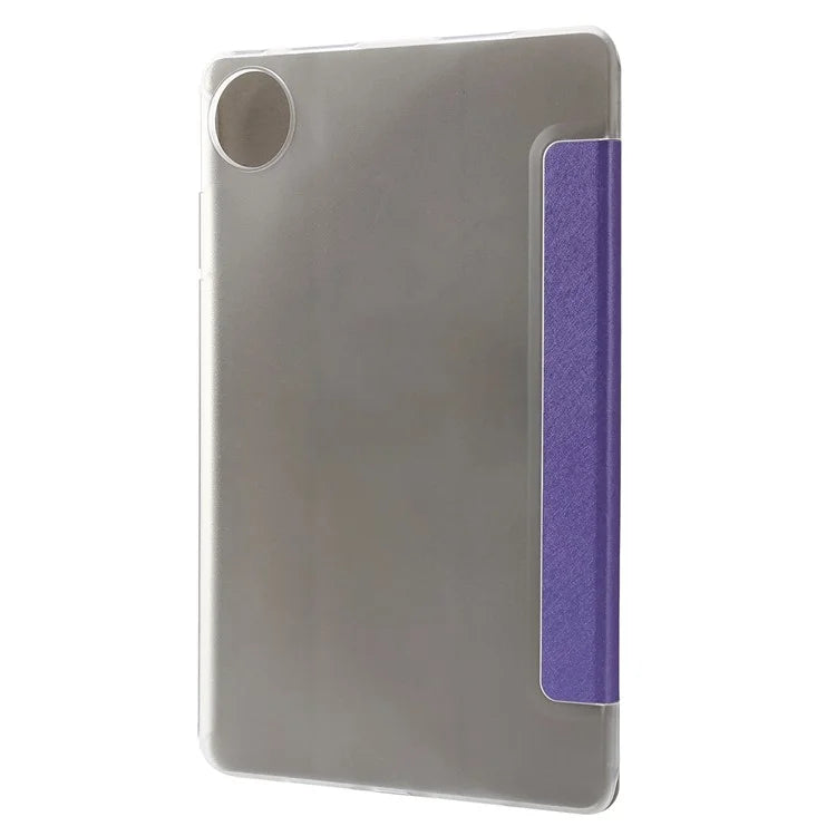 For Huawei MatePad Pro 11 (2024) Protective Case PU Leather+PC Tri-fold Stand Cover