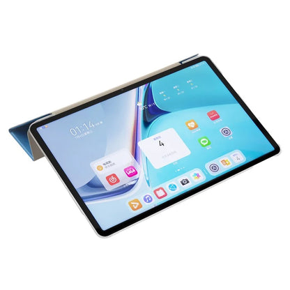 For Huawei MatePad Pro 11 (2024) Protective Case PU Leather+PC Tri-fold Stand Cover