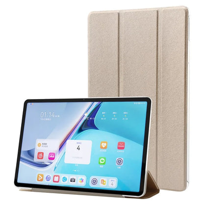 For Huawei MatePad Pro 11 (2024) Protective Case PU Leather+PC Tri-fold Stand Cover