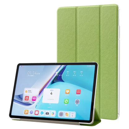 For Huawei MatePad Pro 11 (2024) Protective Case PU Leather+PC Tri-fold Stand Cover