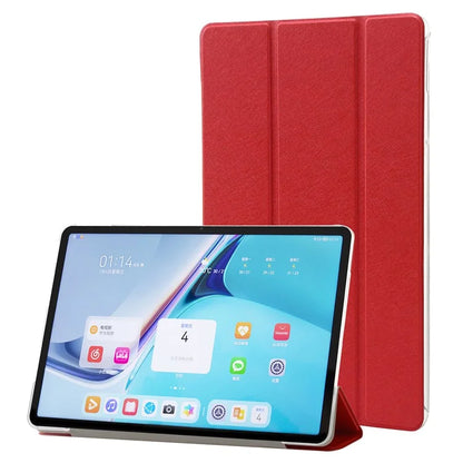 For Huawei MatePad Pro 11 (2024) Protective Case PU Leather+PC Tri-fold Stand Cover