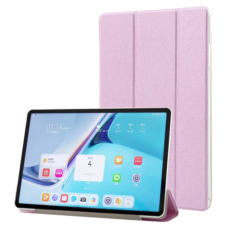 For Huawei MatePad Pro 11 (2024) Protective Case PU Leather+PC Tri-fold Stand Cover