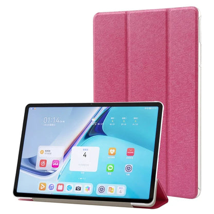 For Huawei MatePad Pro 11 (2024) Protective Case PU Leather+PC Tri-fold Stand Cover